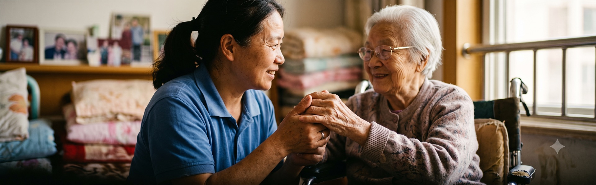 护工夫妻档——尽孝=挣钱